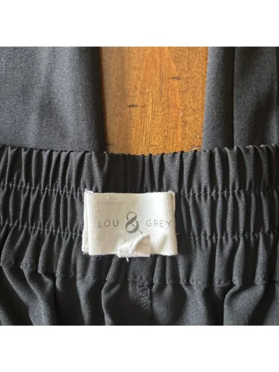 Lou & Grey Womens Black Wide Leg Pants XL Relaxes - Picture 2 of 6